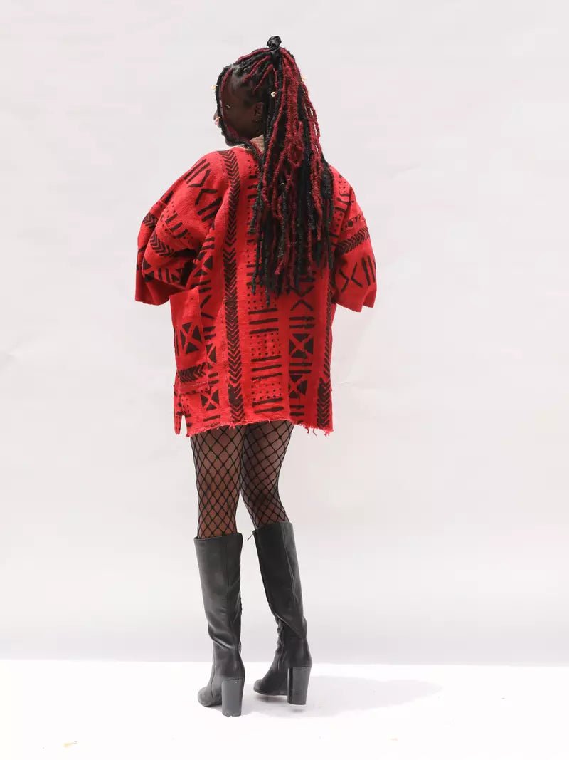 Angel Bogolan Cloak (Pre - Order)#african_fabric_ghana#