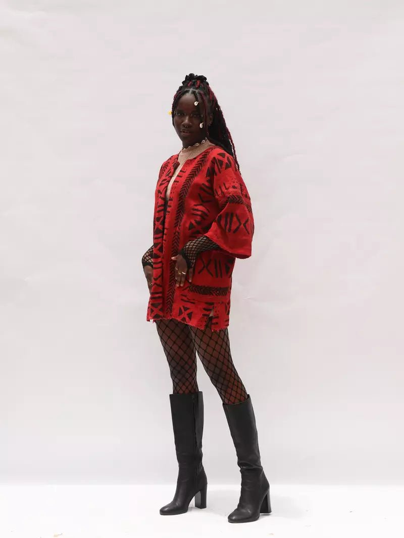 Angel Bogolan Cloak (Pre - Order)#african_fabric_ghana#