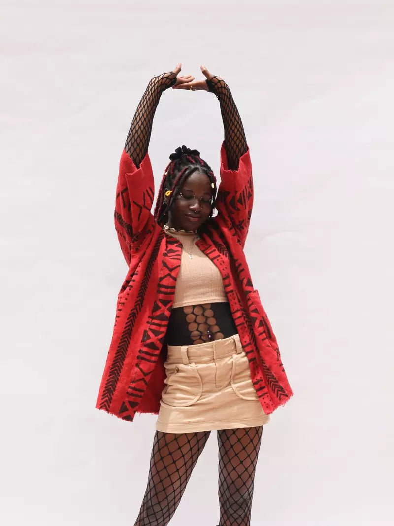 Angel Bogolan Cloak (Pre - Order)#african_fabric_ghana#