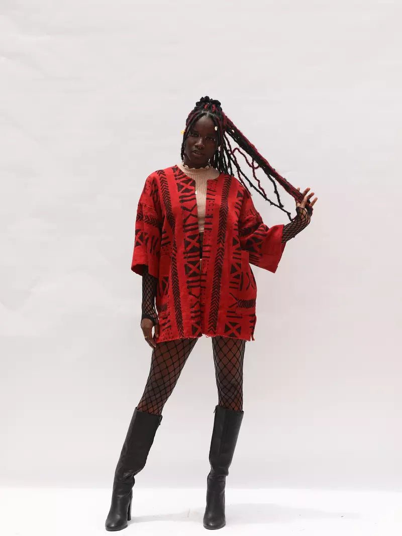 Angel Bogolan Cloak (Pre - Order)#african_fabric_ghana#