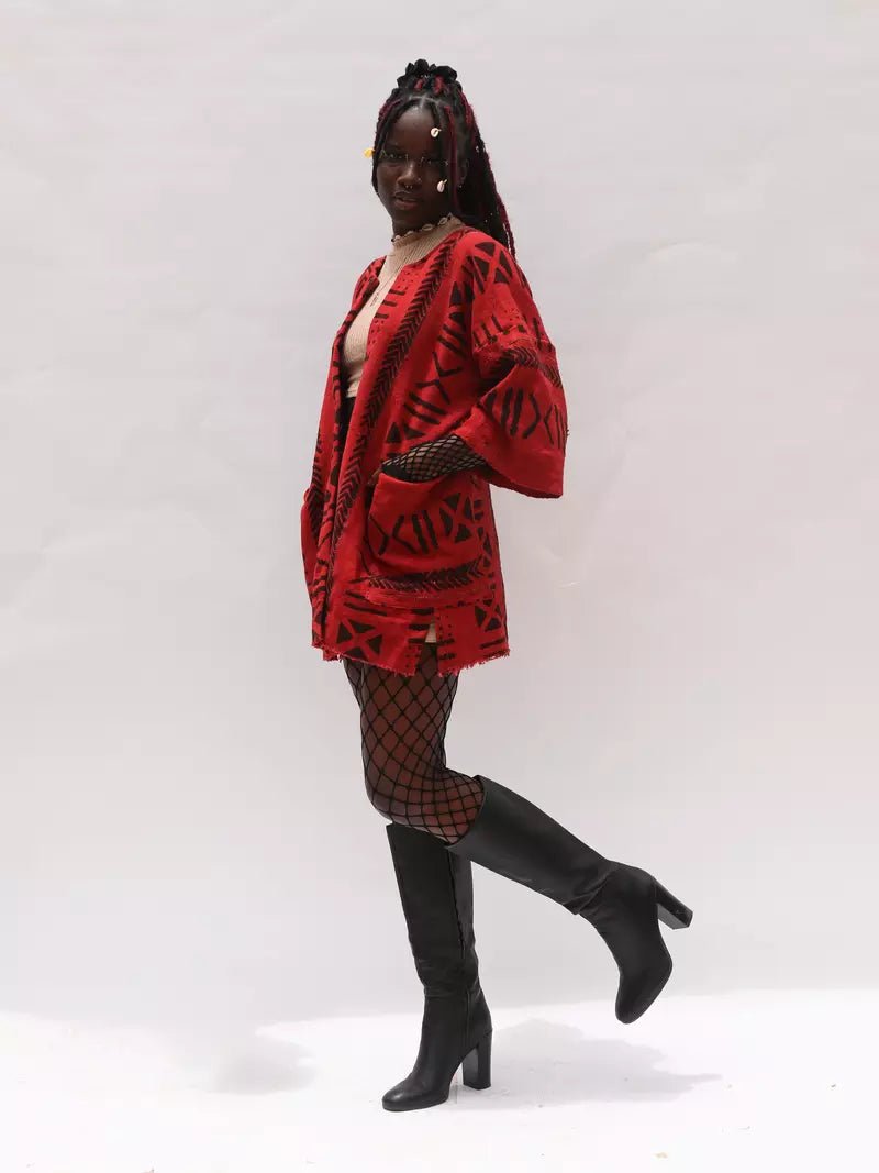 Angel Bogolan Cloak (Pre - Order)#african_fabric_ghana#