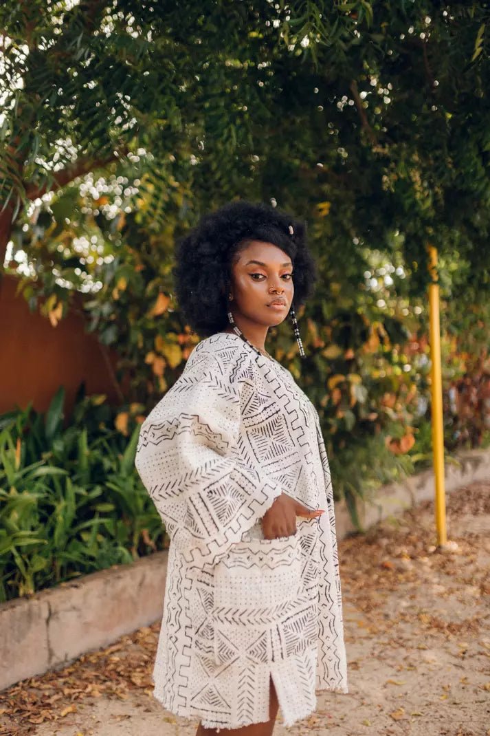 Butter Bogolan Cloak (Pre - Order)#african_fabric_ghana#