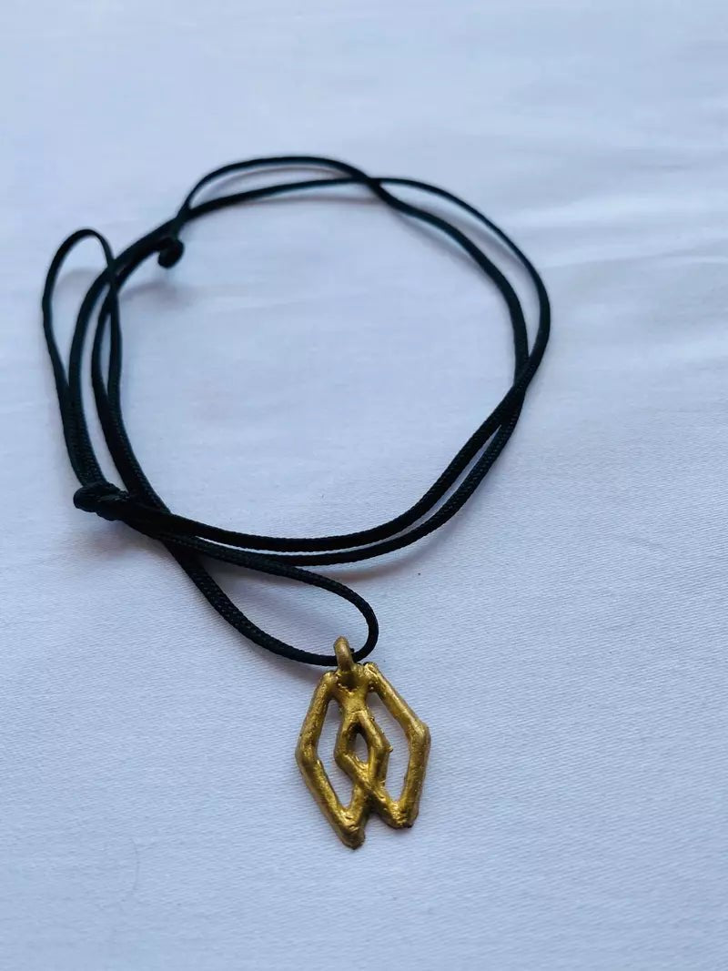 Epa Brass Necklace (Pre - Order)#african_fabric_ghana#