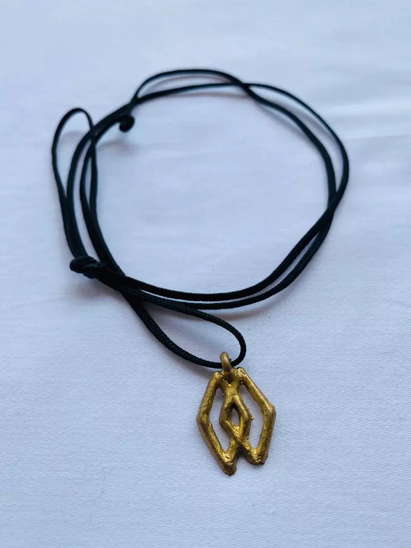 Epa Brass Necklace (Pre - Order)#african_fabric_ghana#