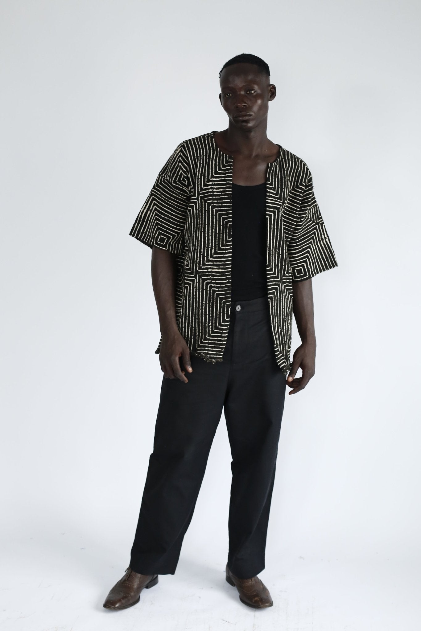 Frequency Bogolan Cloak#african_fabric_ghana#