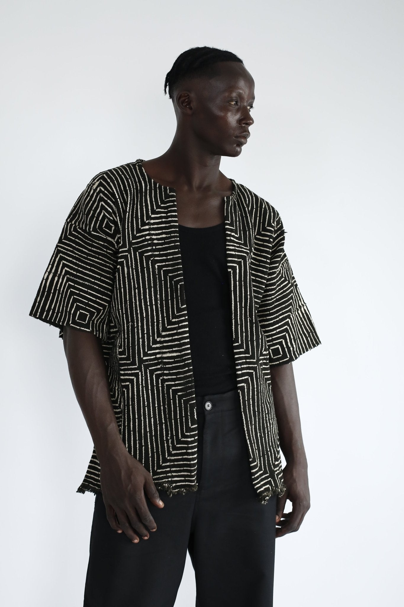 Frequency Bogolan Cloak#african_fabric_ghana#