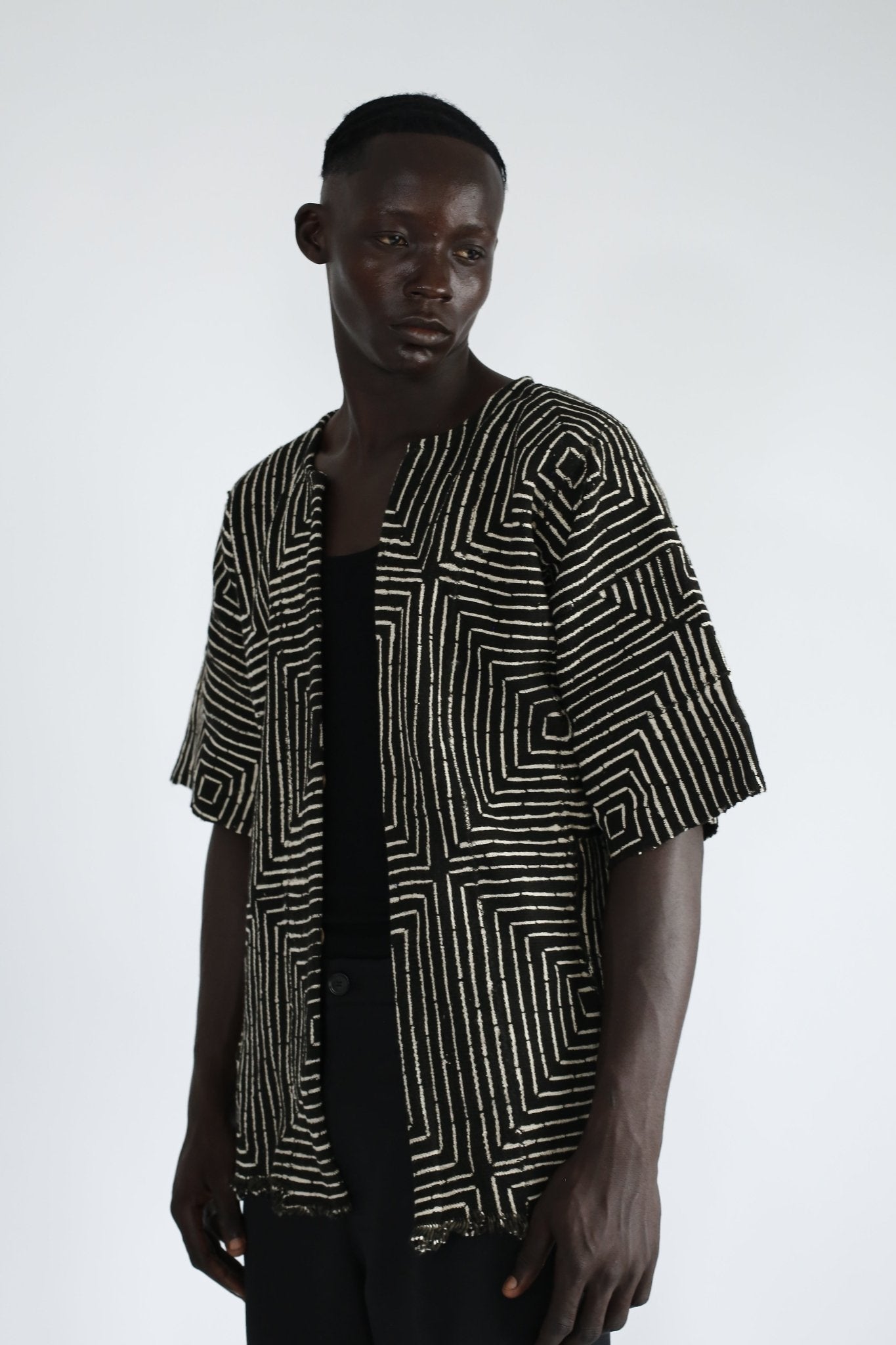 Frequency Bogolan Cloak#african_fabric_ghana#