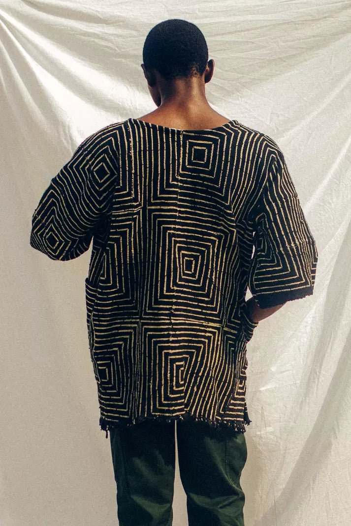 Frequency Bogolan Cloak#african_fabric_ghana#