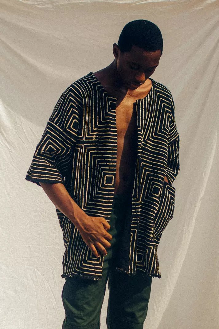Frequency Bogolan Cloak#african_fabric_ghana#