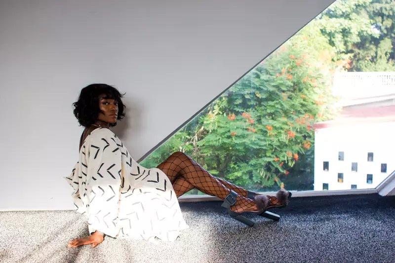 Ivy Bogolan Cloak#african_fabric_ghana#