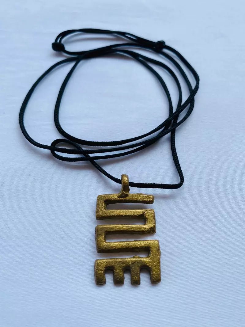 Nkyinkim Brass Necklace (Pre - Order)#african_fabric_ghana#