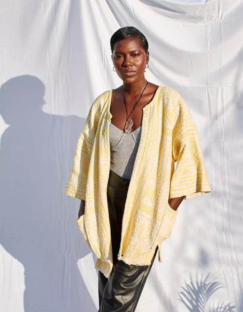 Pineapple Bogolan Cloak (Pre - Order)#african_fabric_ghana#