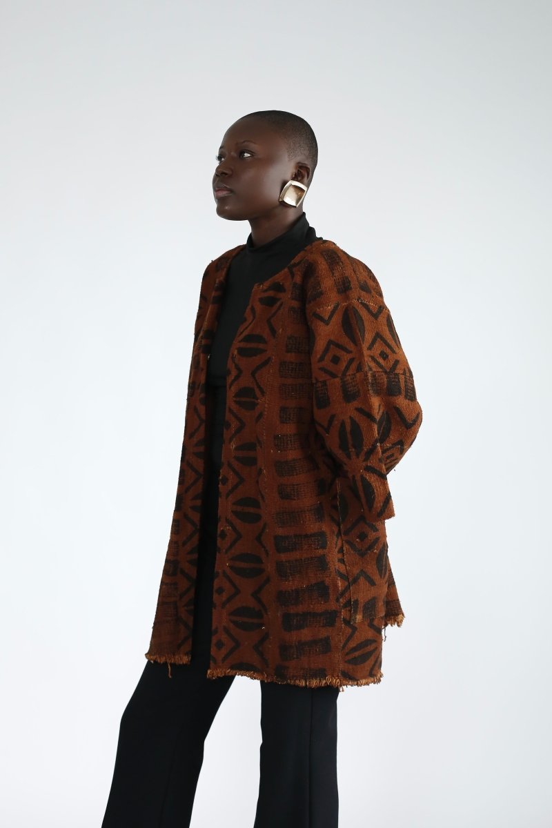 Sankofa Bogolan Cloak#african_fabric_ghana#