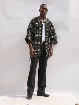 Sneaux Bogolan Cloak (Pre - Order)#african_fabric_ghana#
