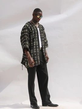 Sneaux Bogolan Cloak (Pre - Order)#african_fabric_ghana#