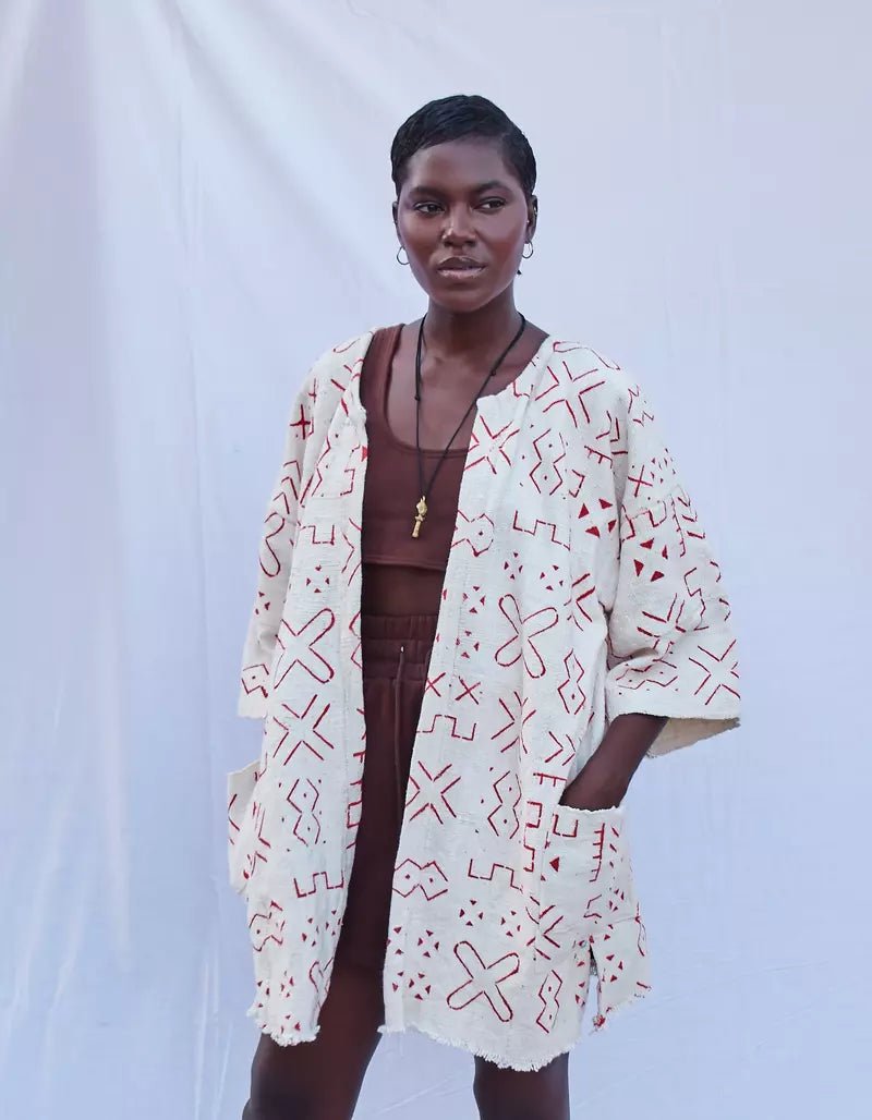 The Valley Bogolan Cloak#african_fabric_ghana#