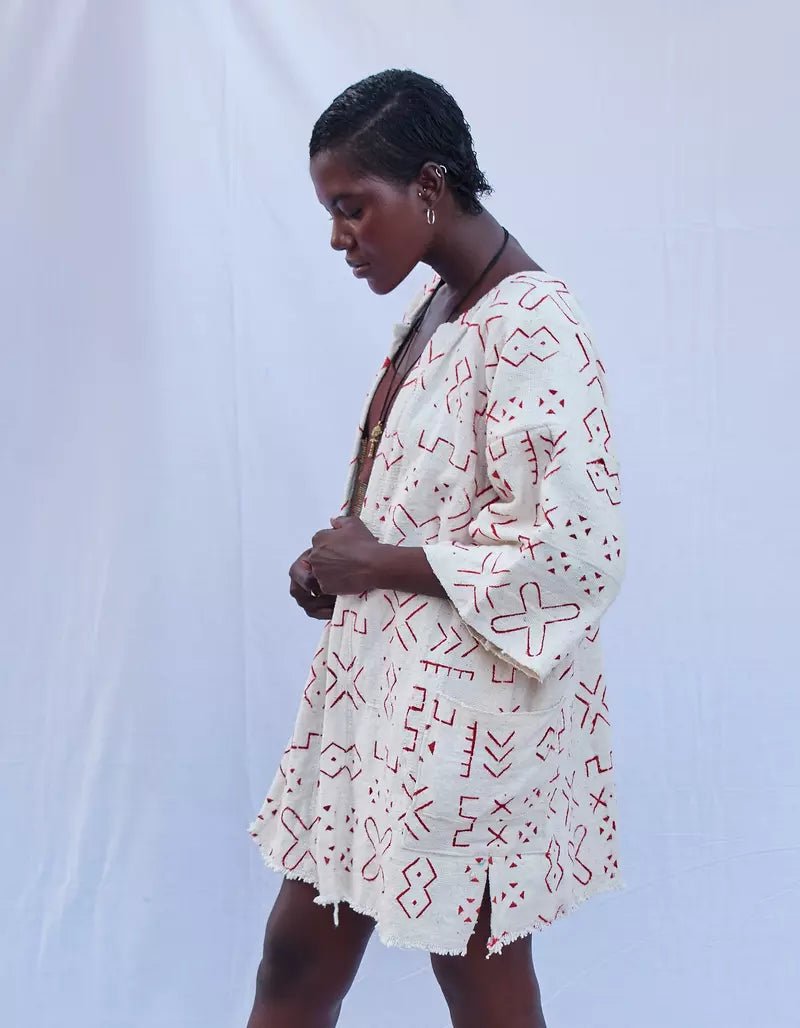 The Valley Bogolan Cloak#african_fabric_ghana#