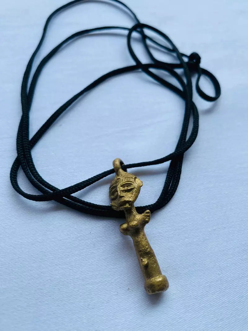 Akuaba Brass Necklace (Pre-Order)