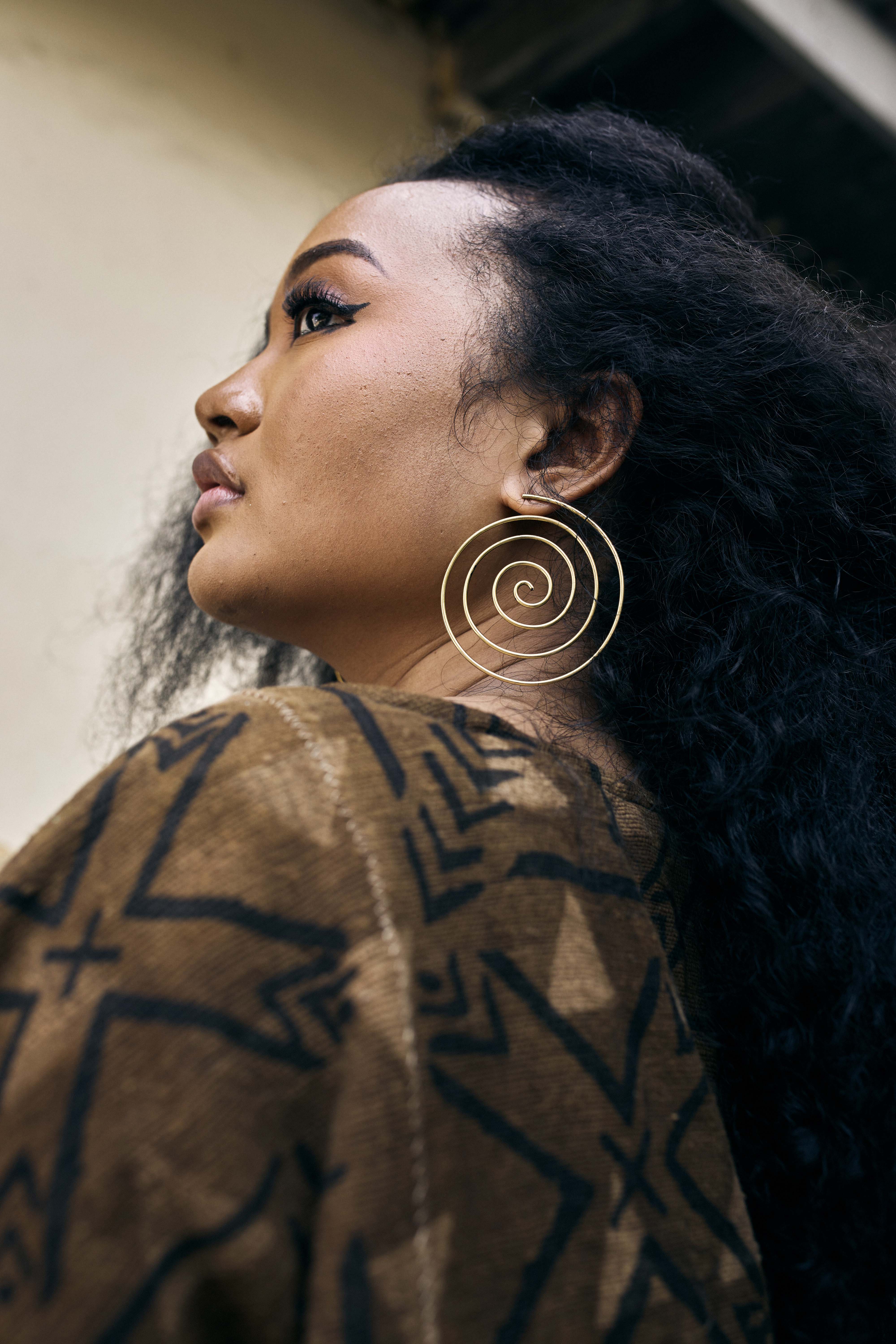 Sahara Glow Bogolan Cloak (Pre-Order)