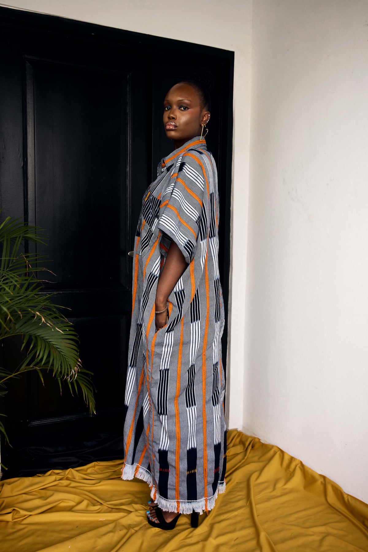 Awo Baule Shirt Dress - Long