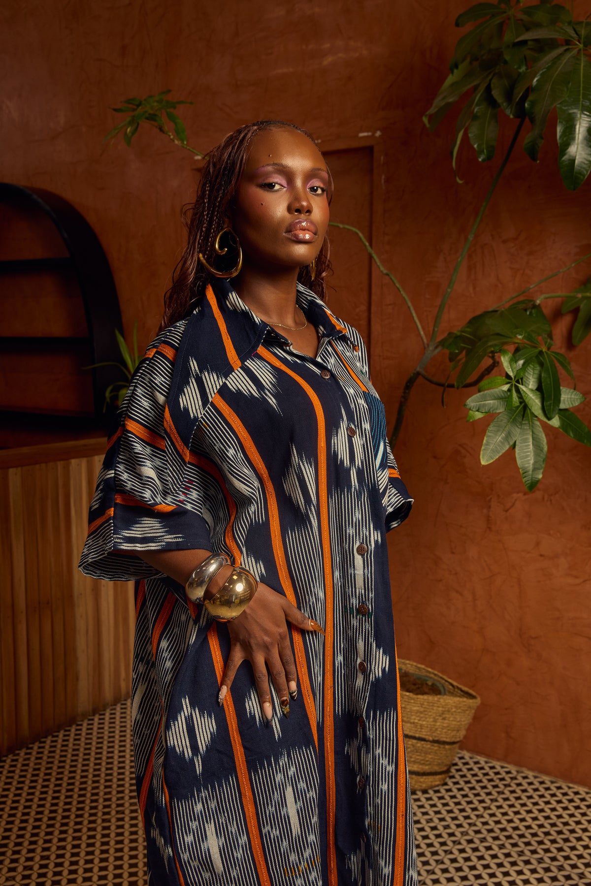 Marfoa Baule Shirt Dress - Long