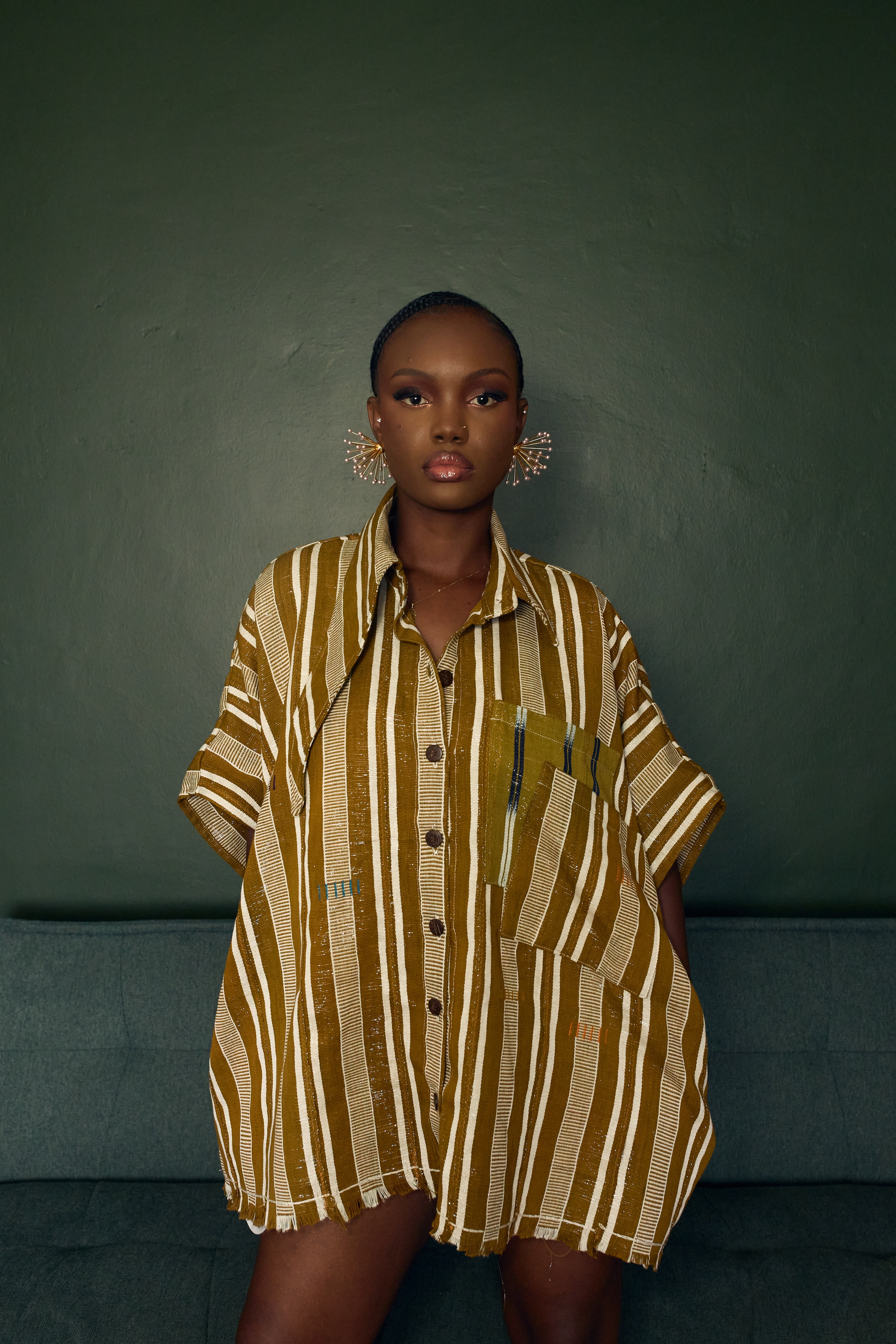 Warm Vanilla Baule Shirt Dress - Short (Pre-Order)