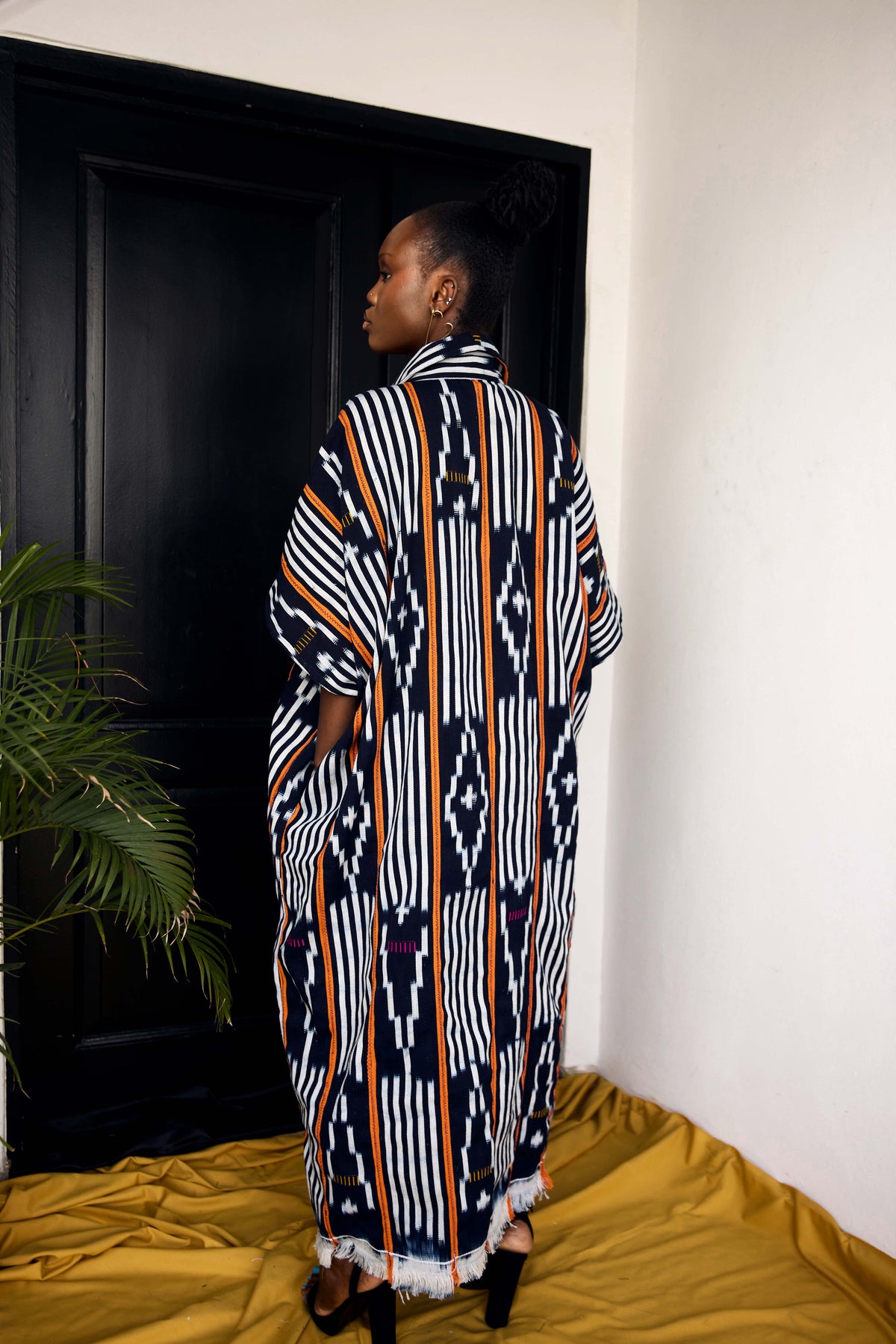 Yayra Baule Shirt Dress - Long