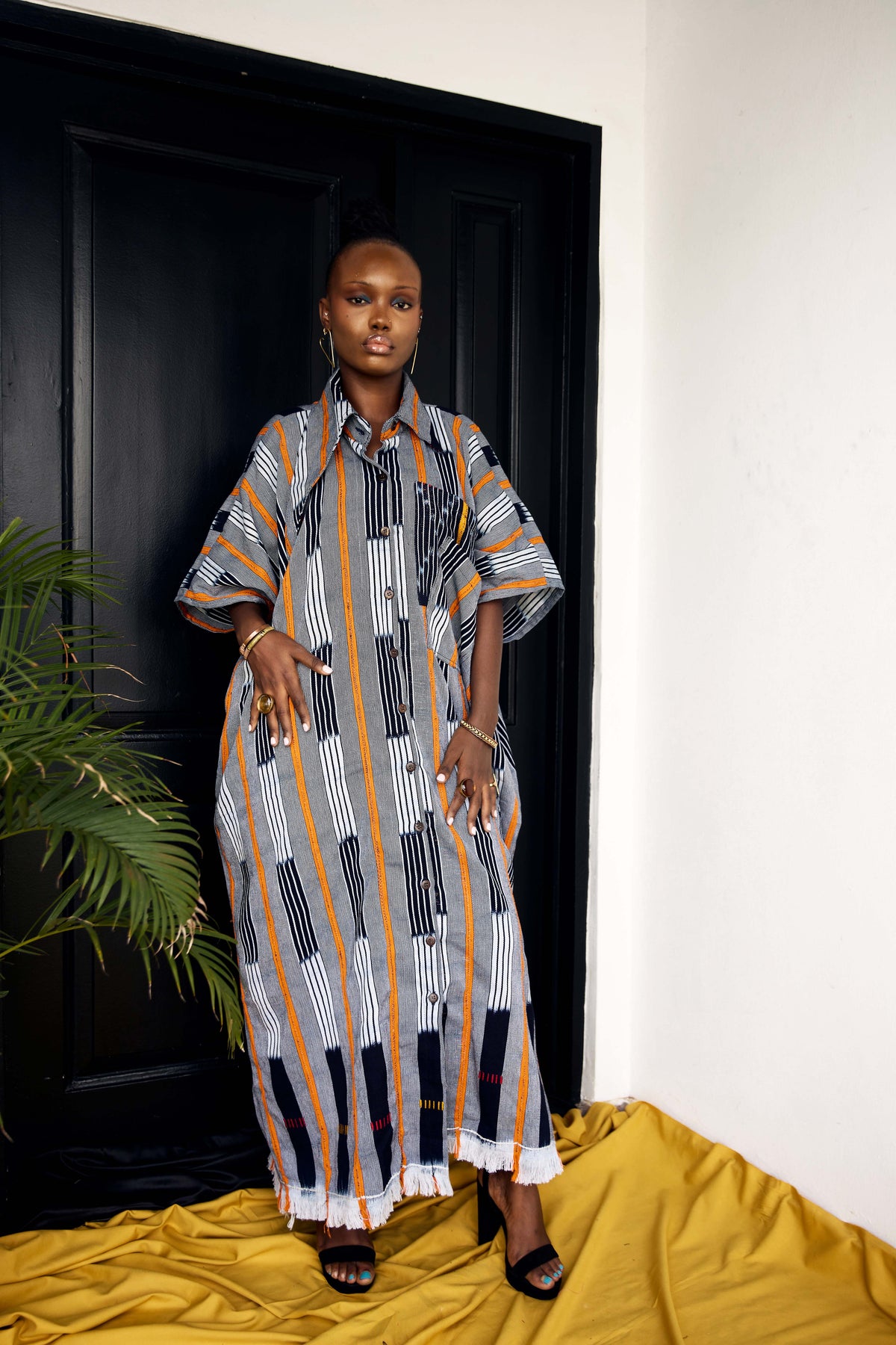 Awo Baule Shirt Dress - Long