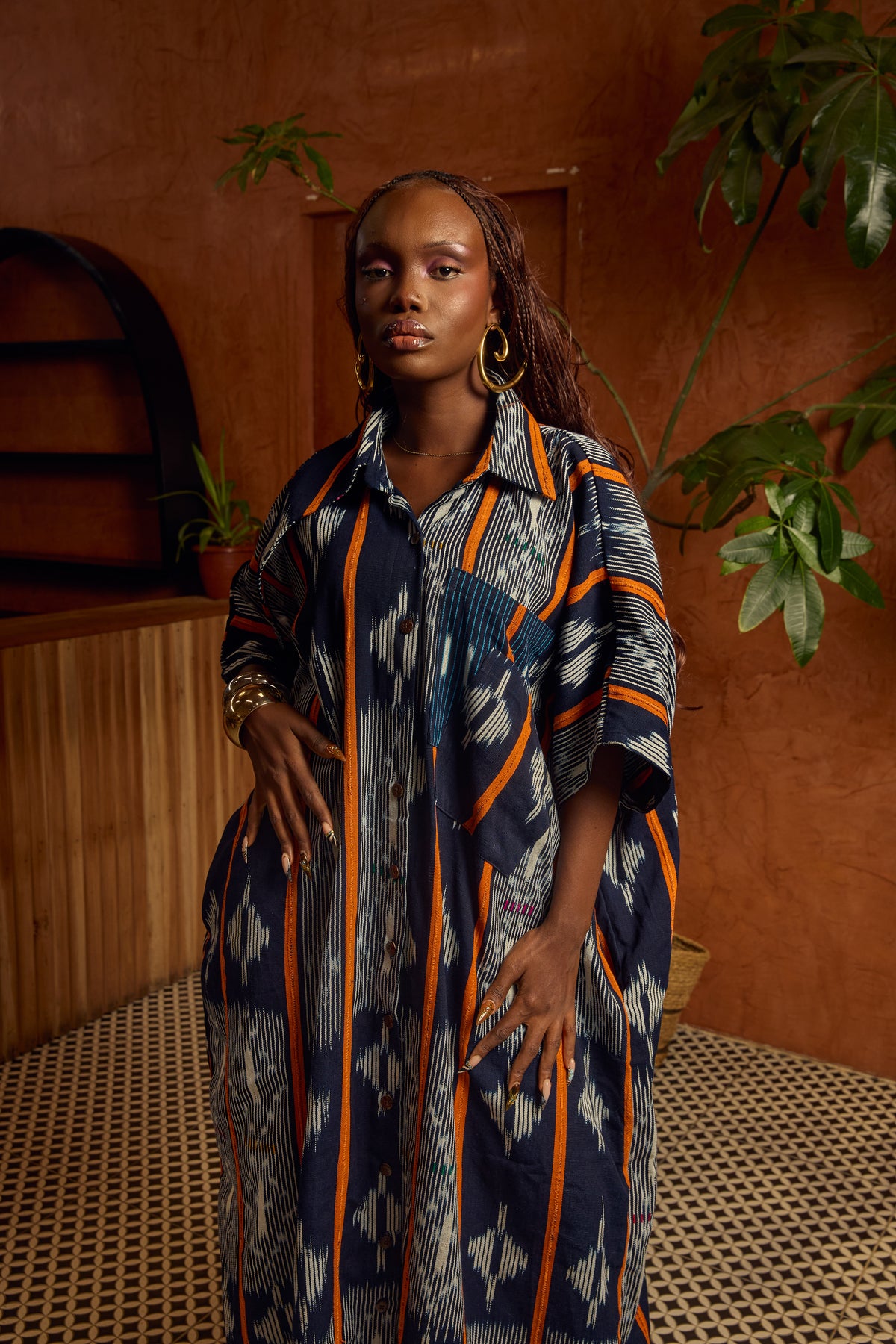 Marfoa Baule Shirt Dress - Long