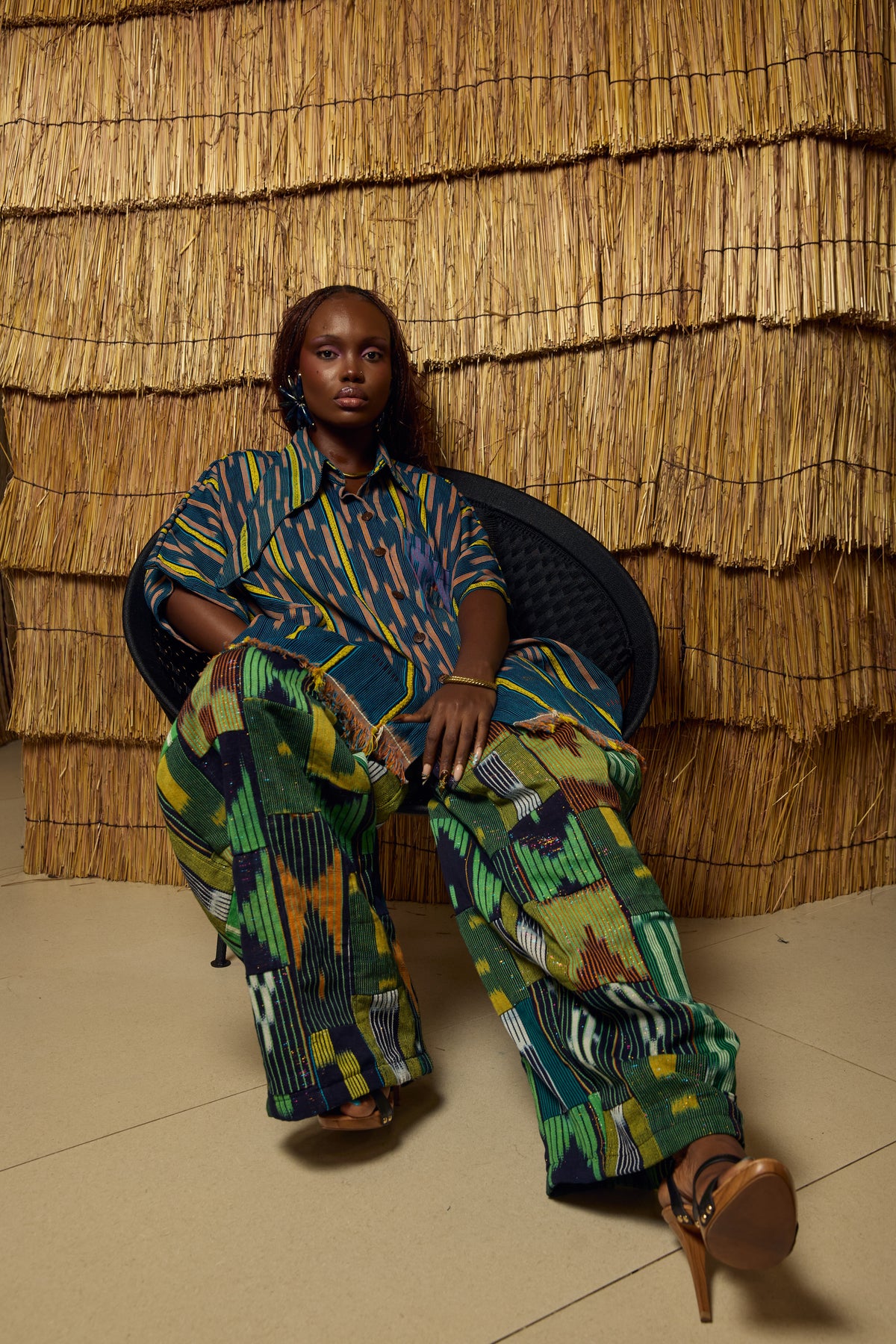 Baulé Mosaic Pants - 002