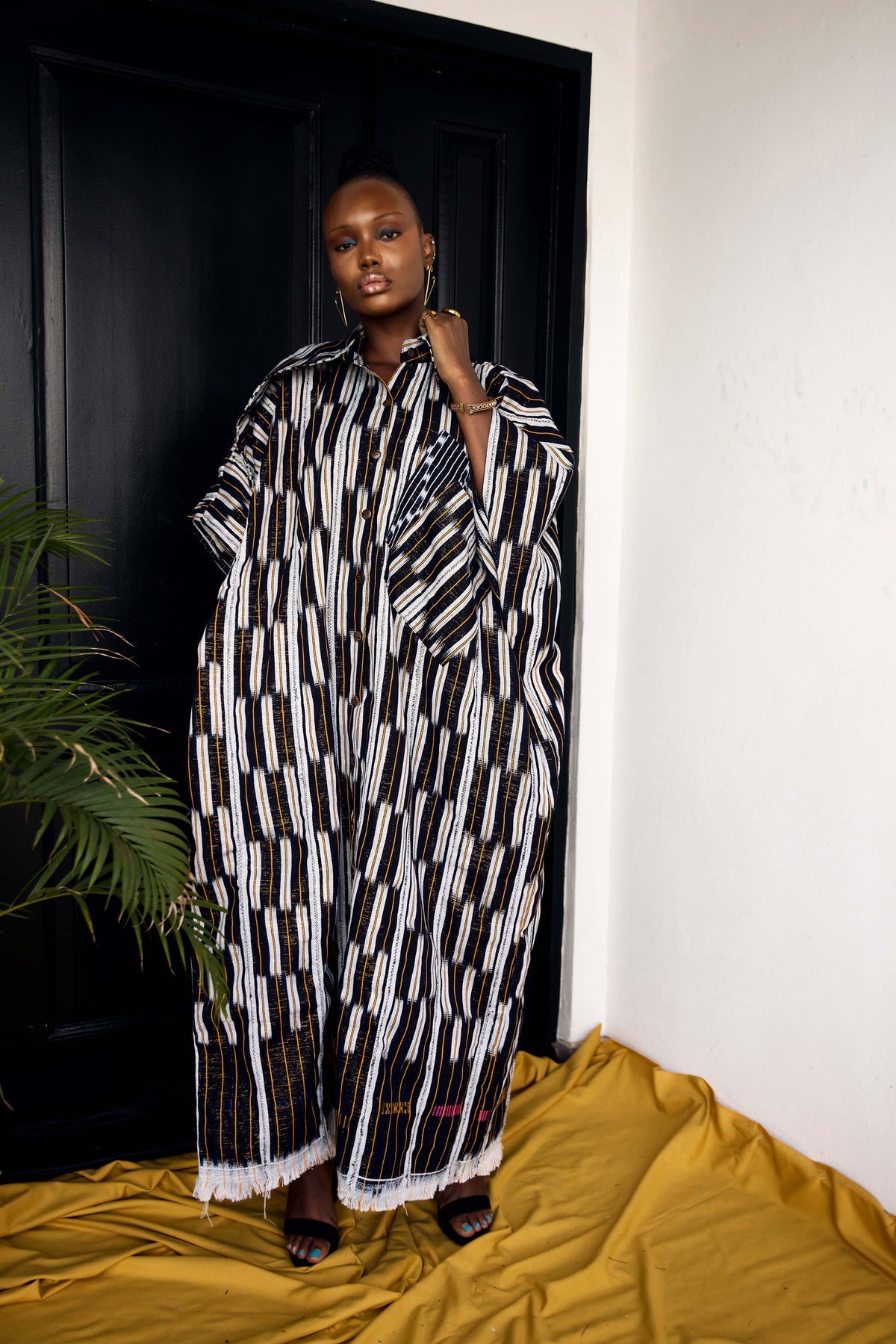 Domino Effect Baule Shirt Dress - Long