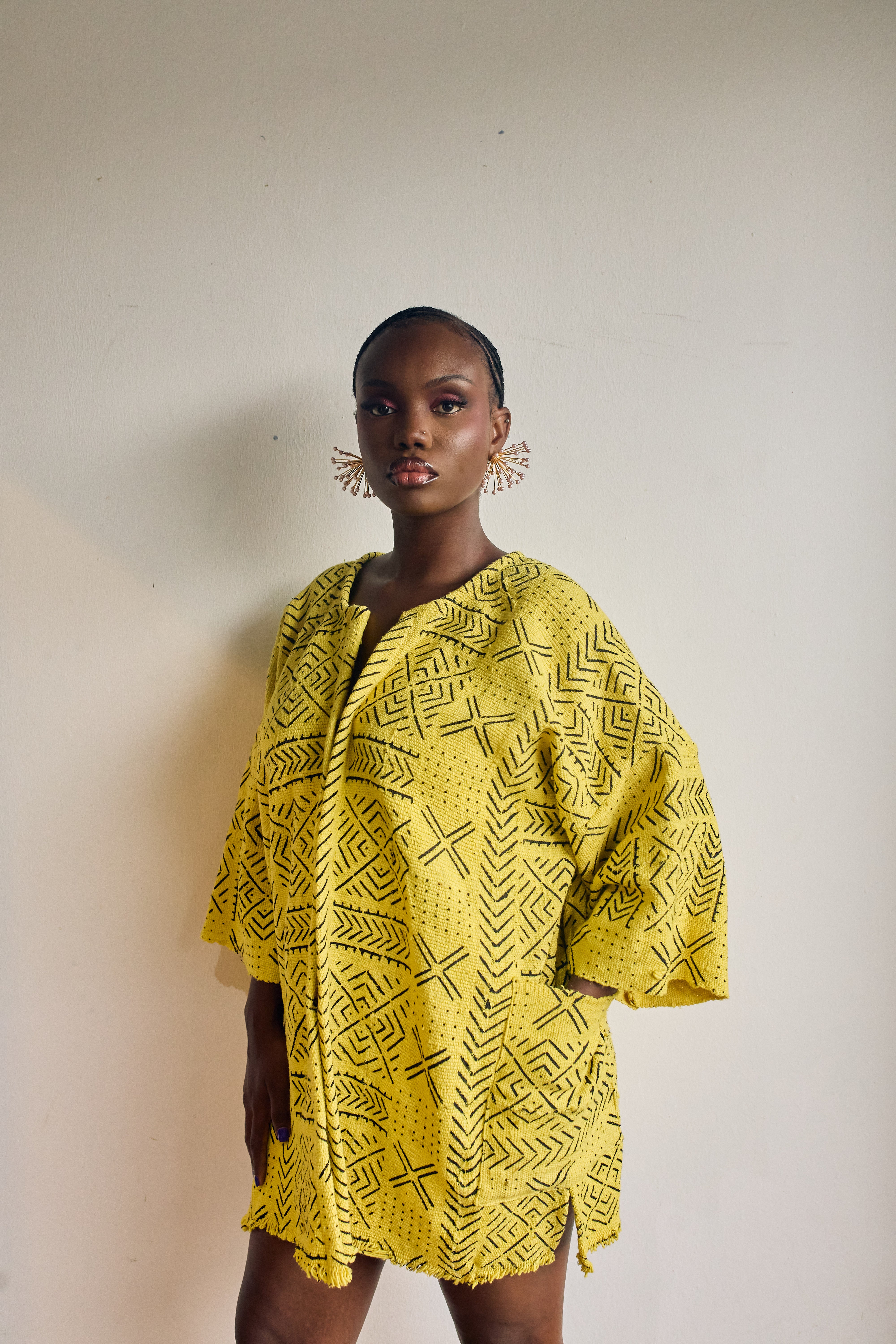 Mango Sundae Bogolan Cloak
