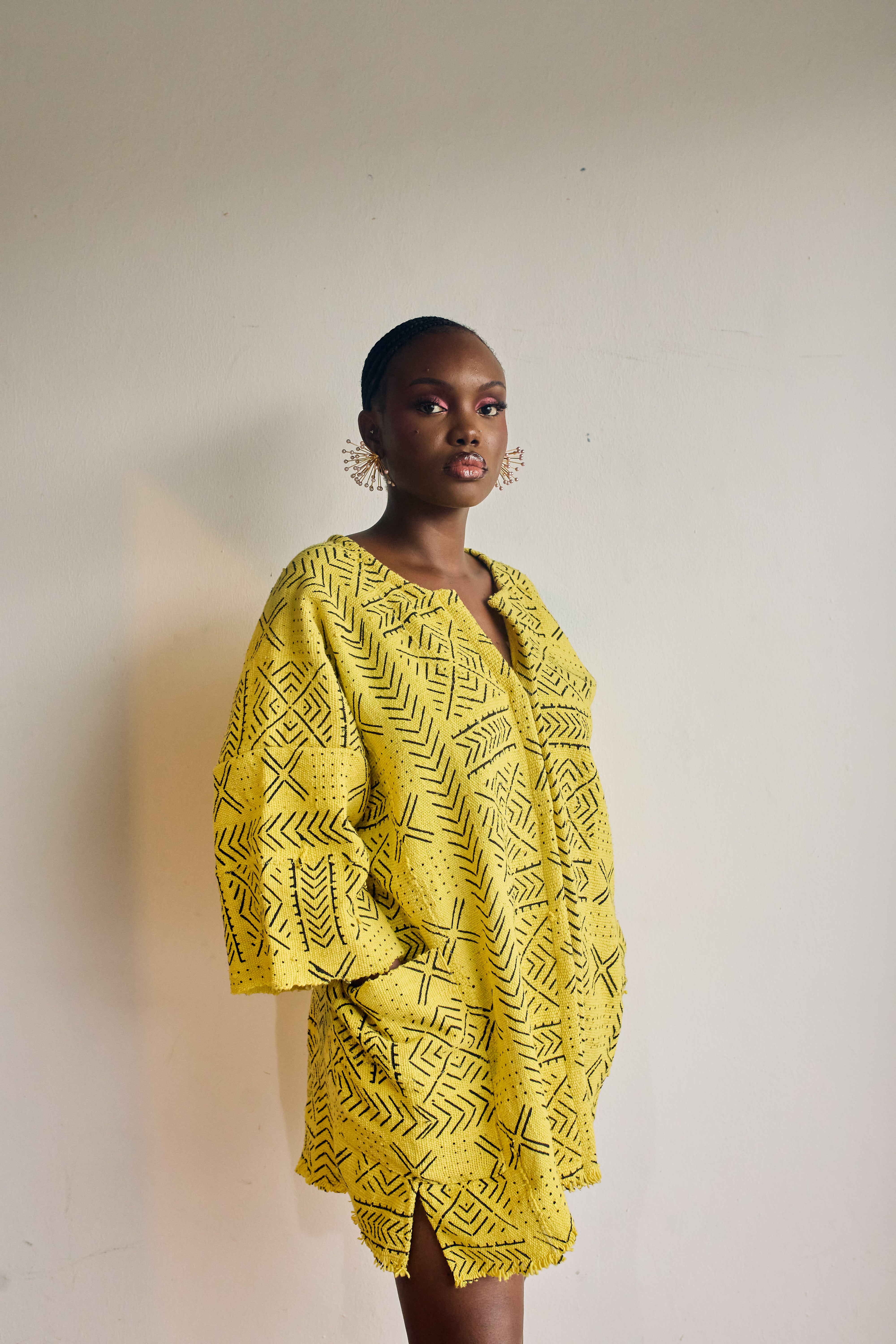 Mango Sundae Bogolan Cloak
