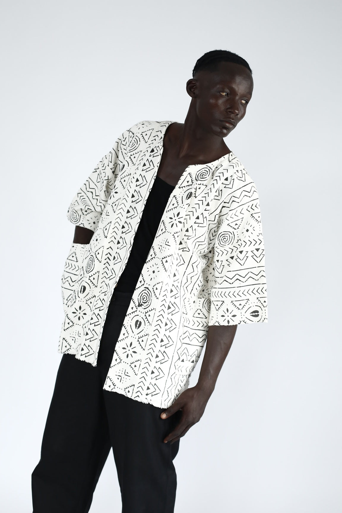 Ananse's Trail Bogolan Cloak