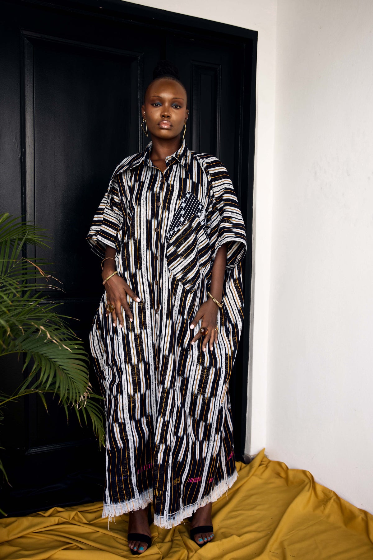 Domino Effect Baule Shirt Dress - Long