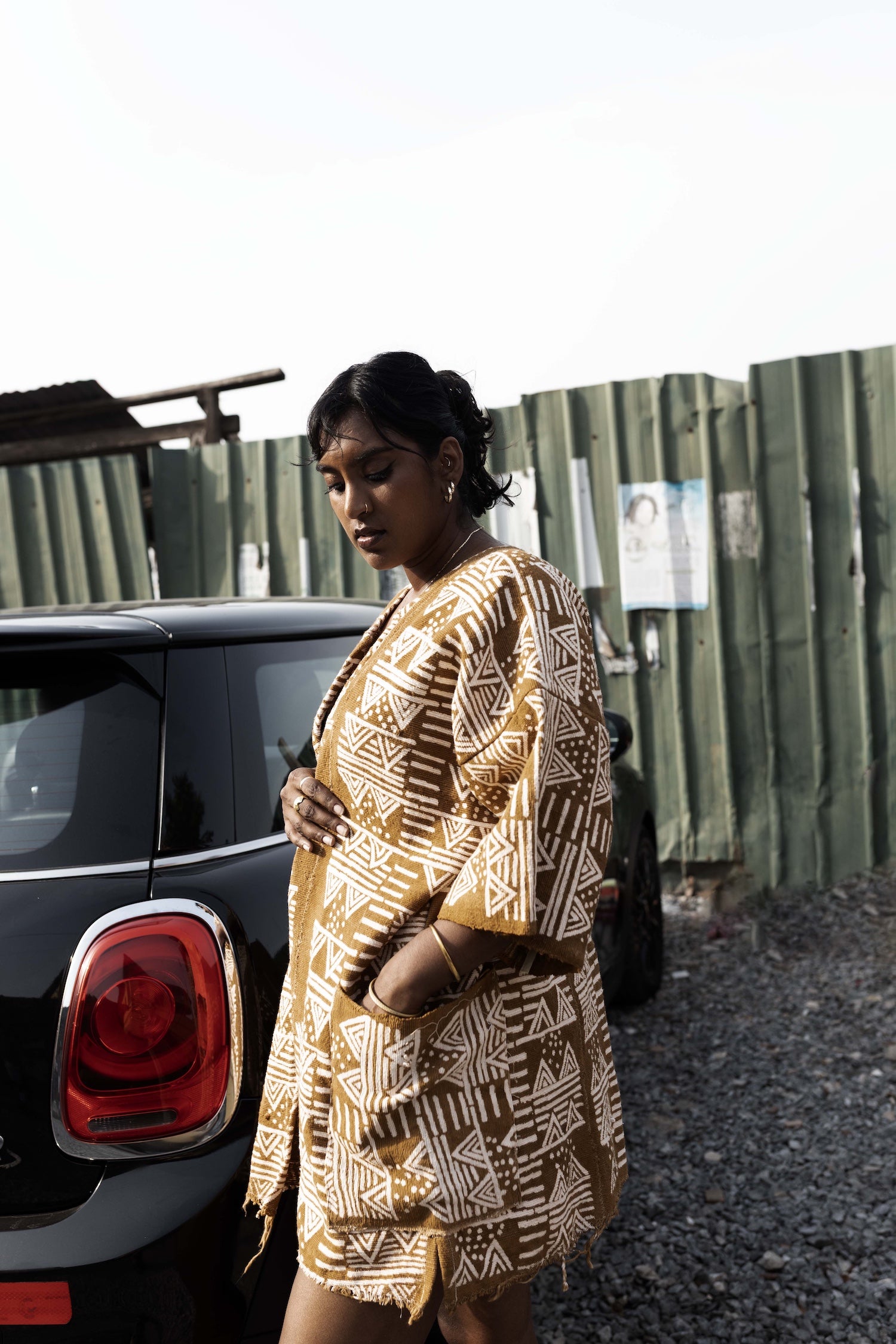 Land of Hills Bogolan Cloak