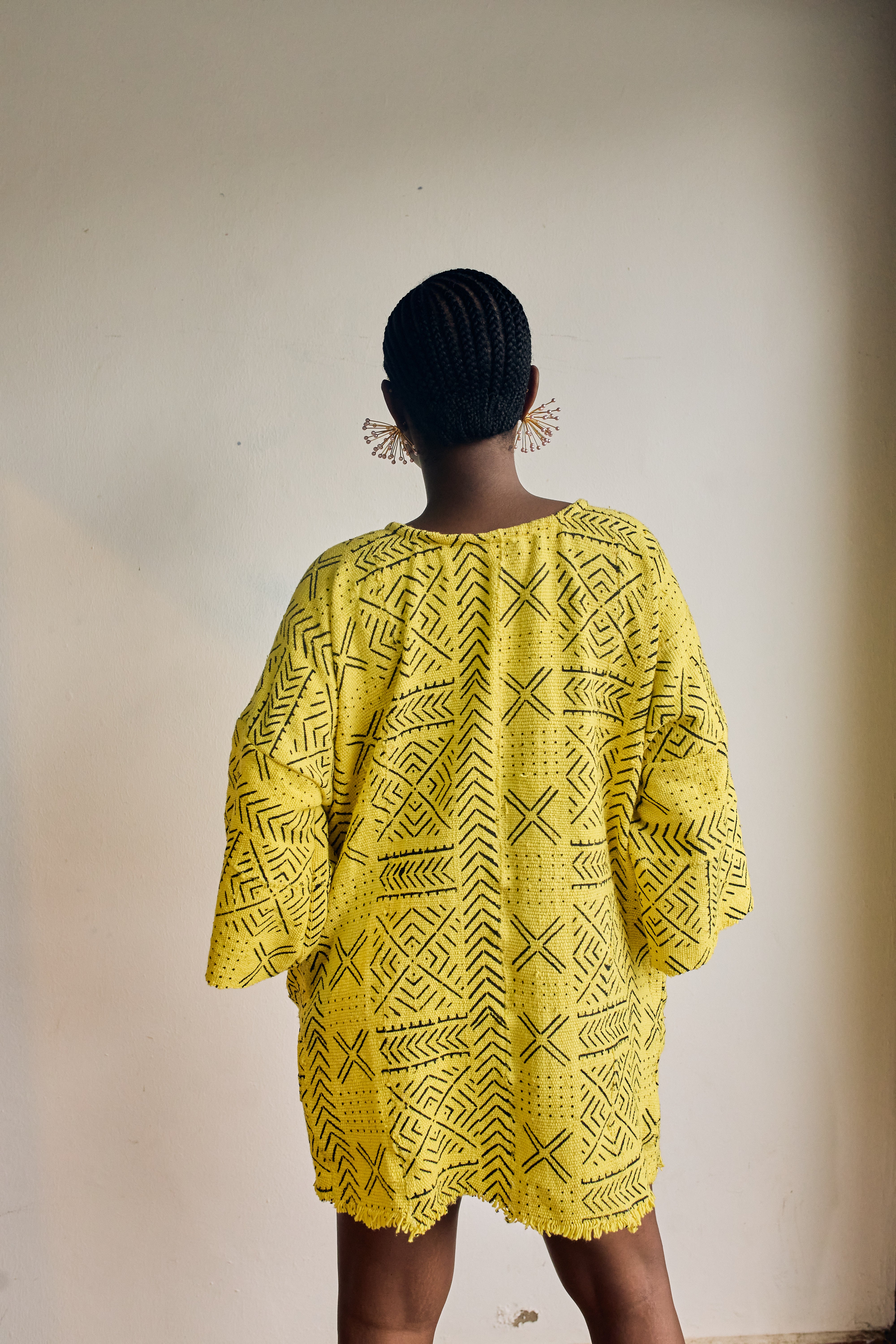 Mango Sundae Bogolan Cloak