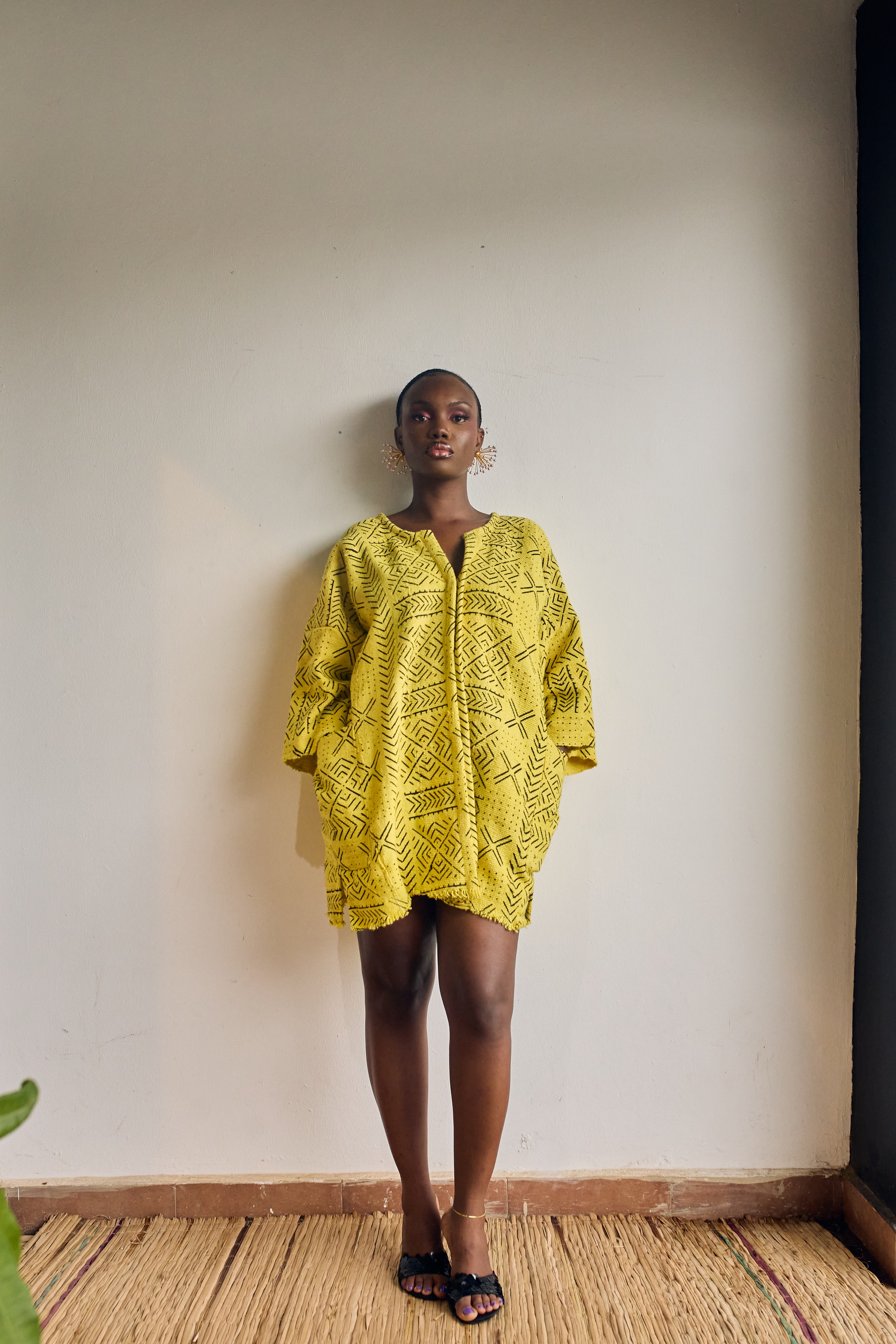 Mango Sundae Bogolan Cloak