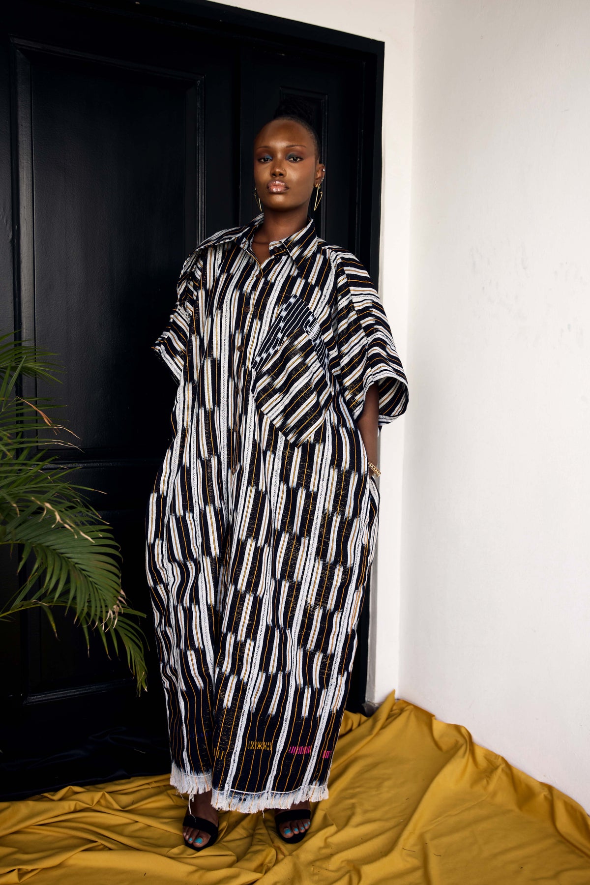 Domino Effect Baule Shirt Dress - Long