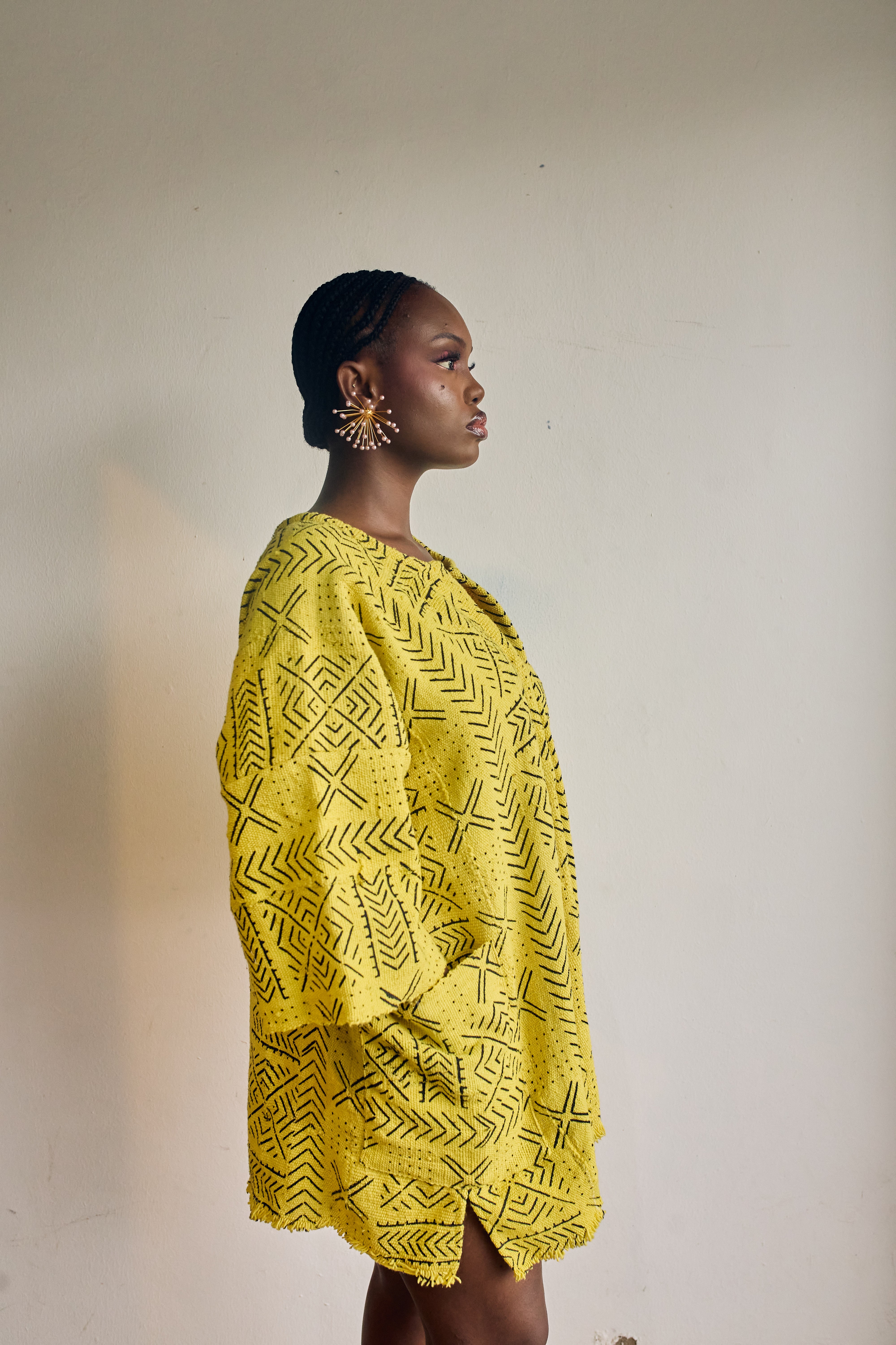 Mango Sundae Bogolan Cloak