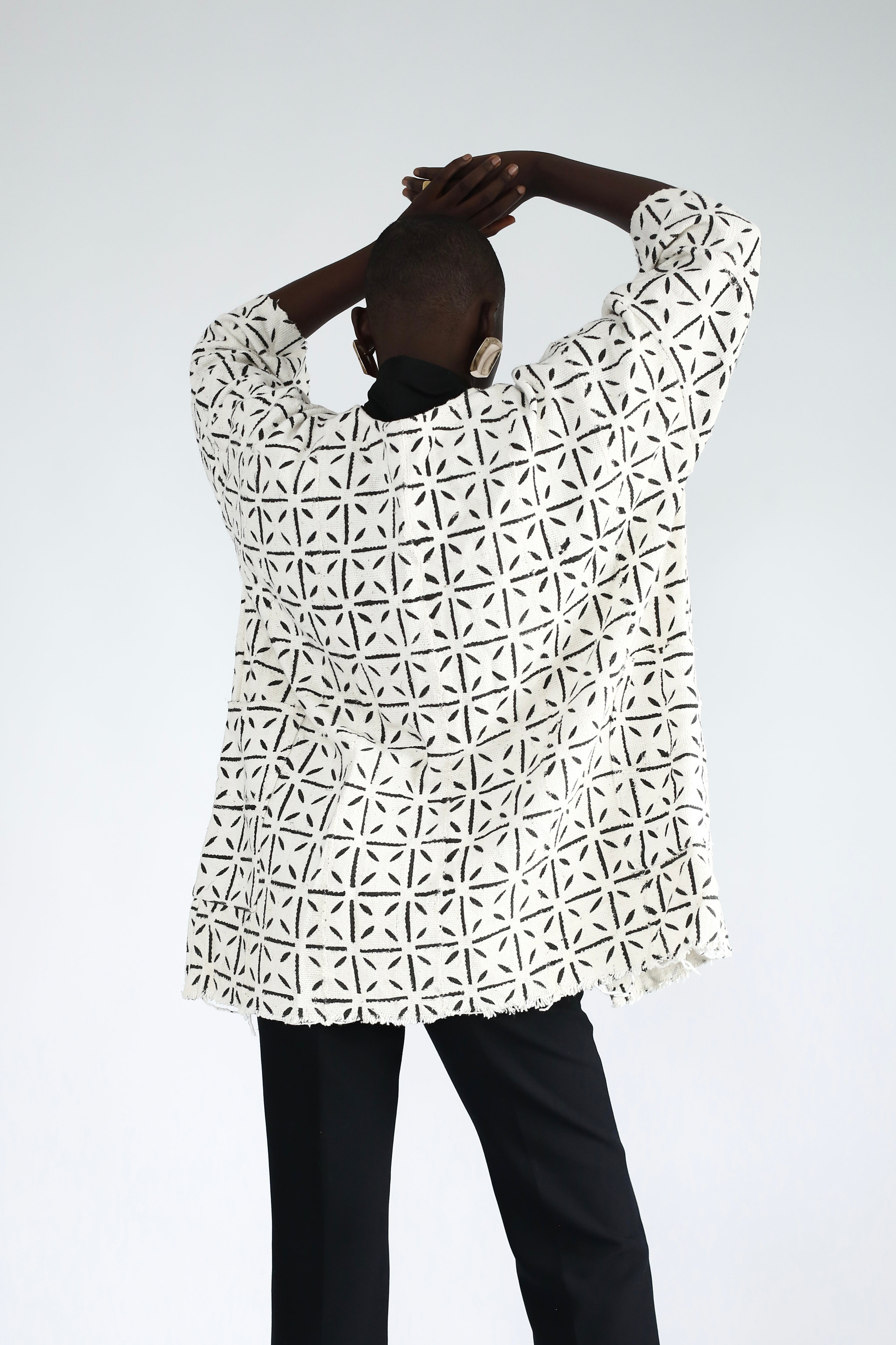 Petals Bogolan Cloak