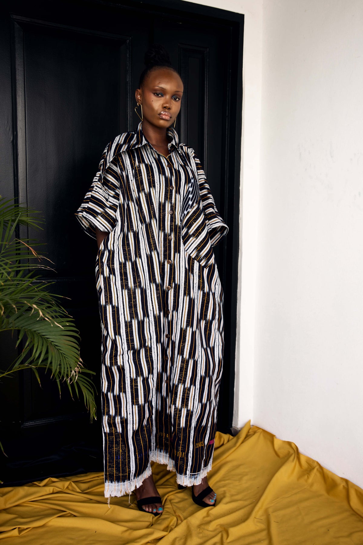 Domino Effect Baule Shirt Dress - Long