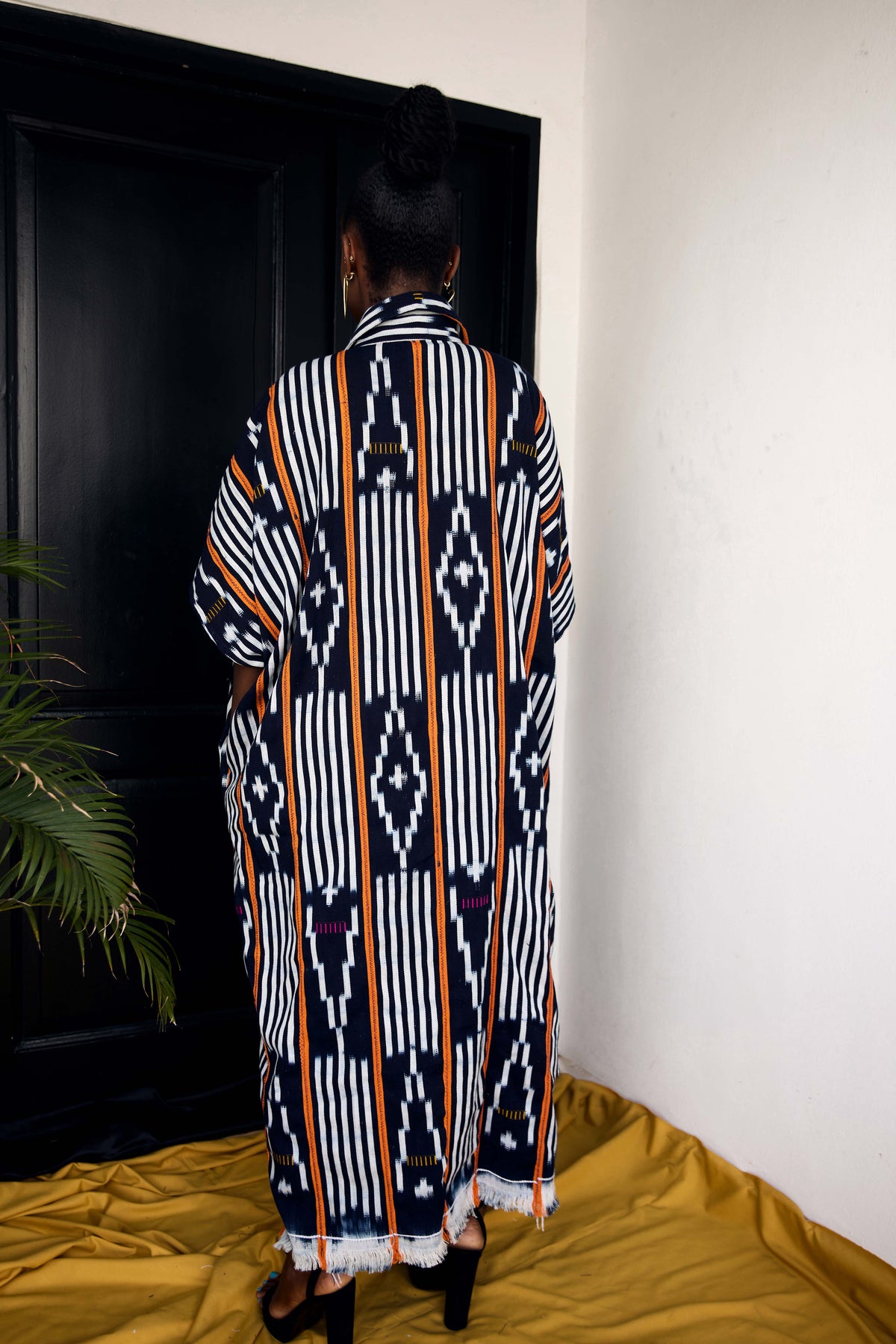 Yayra Baule Shirt Dress - Long