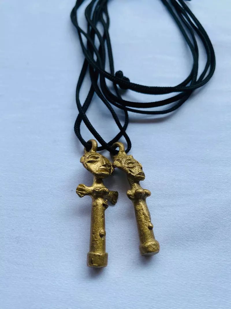 Akuaba Brass Necklace (Pre - Order)#african_fabric_ghana#