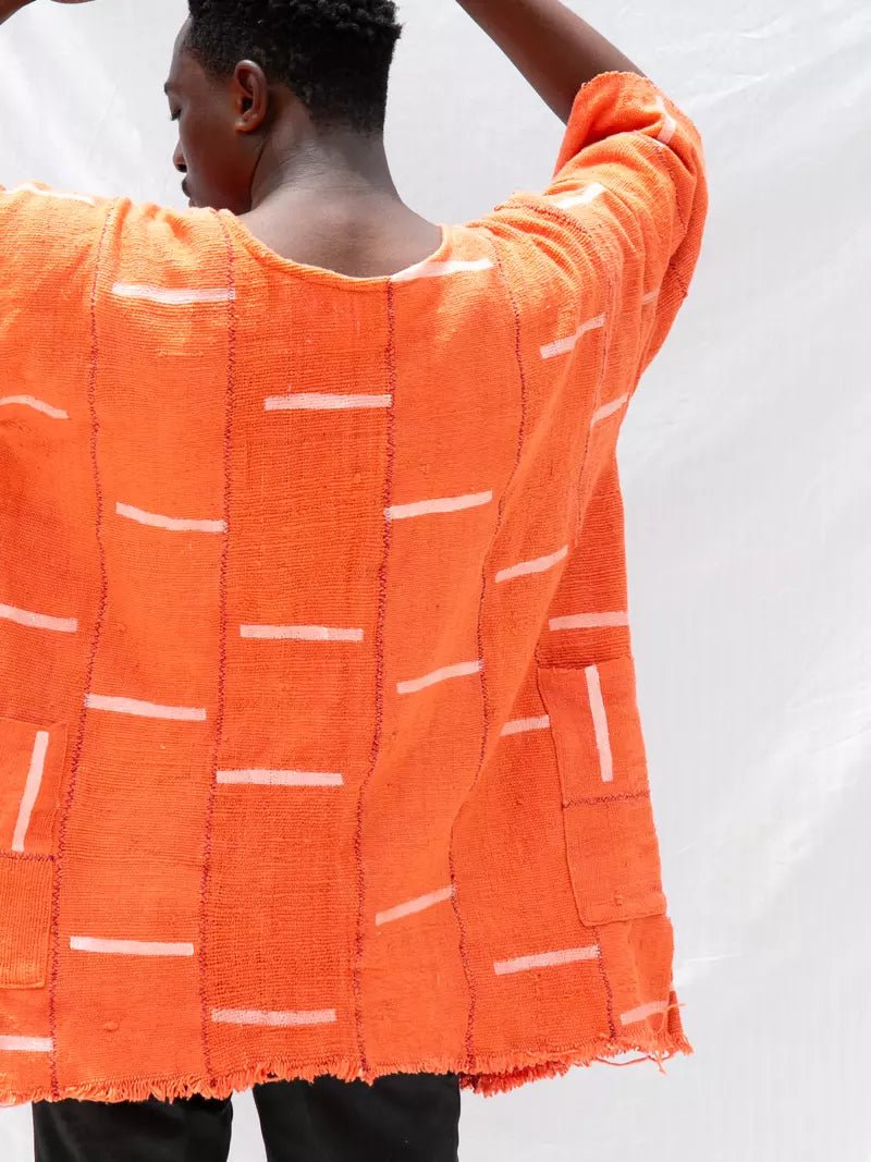 Alani Bogolan Cloak#african_fabric_ghana#