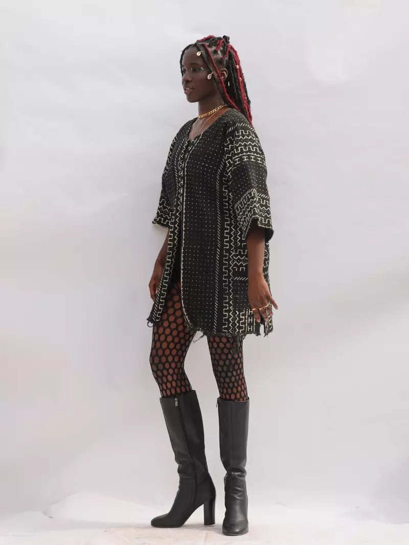 All Mine Bogolan Cloak (Pre - Order)#african_fabric_ghana#