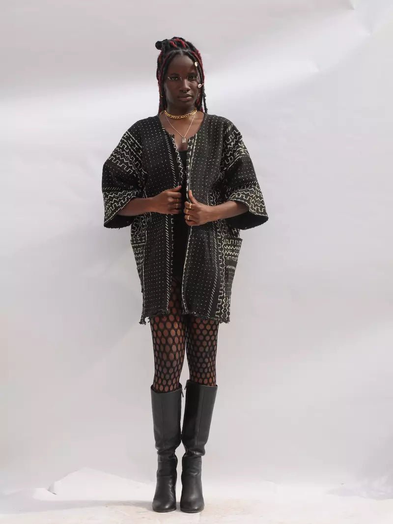 All Mine Bogolan Cloak (Pre - Order)#african_fabric_ghana#