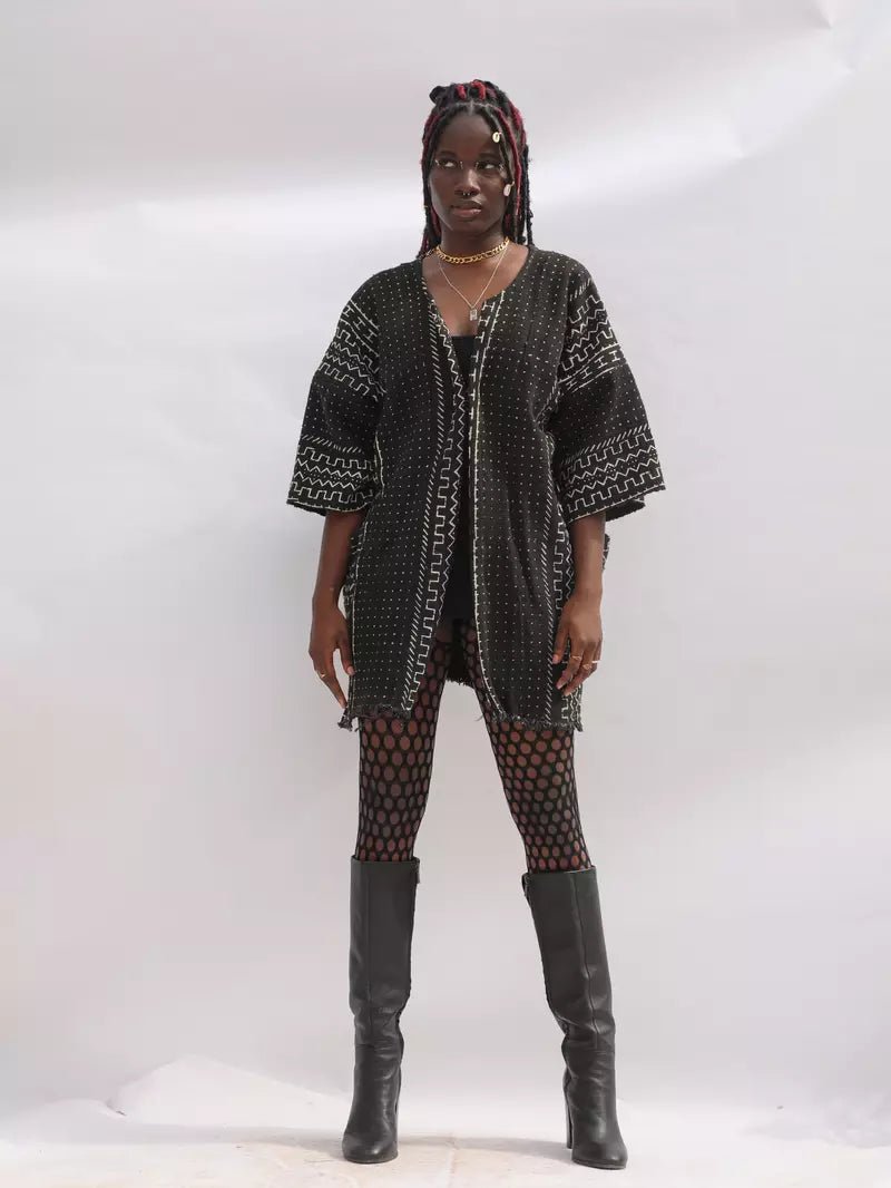 All Mine Bogolan Cloak (Pre - Order)#african_fabric_ghana#