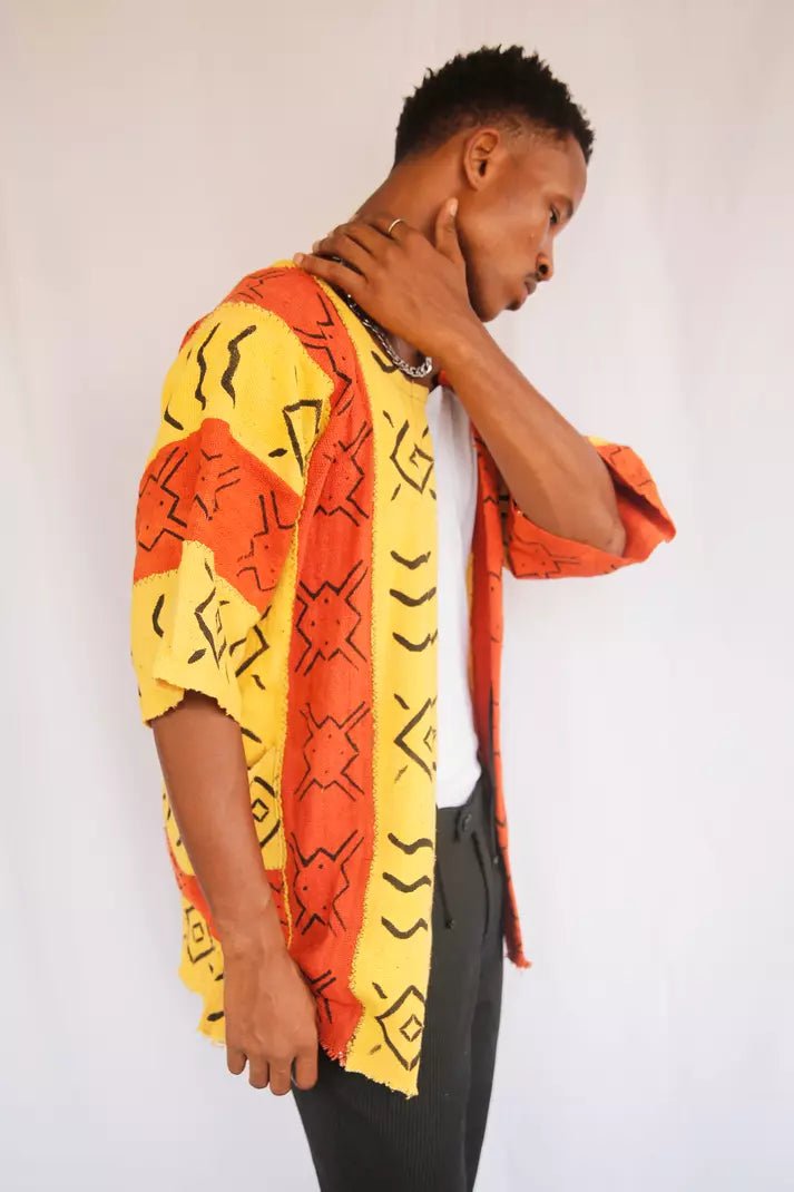 Amin Bogolan Cloak II (Pre - Order)#african_fabric_ghana#
