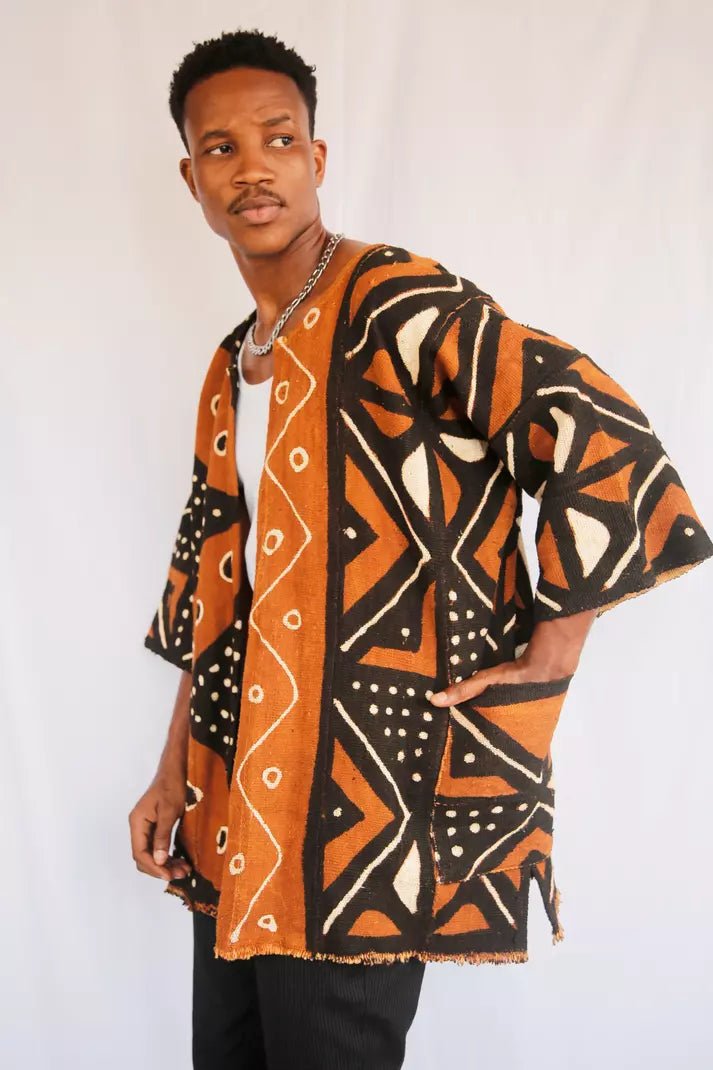 Amin Bogolan Cloak (Pre - Order)#african_fabric_ghana#